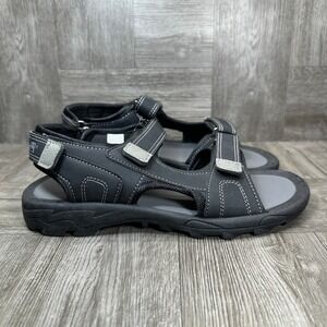 Avalanche Adventure Sandals Kids Size 3 Black Rugged Outdoor Sport NEW